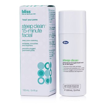 Máscara facial Steep Clean Pore Purifying Facial ( pele oleosa )