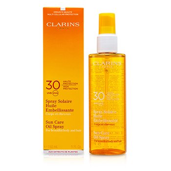 Sun Care Oil Spray SPF 30 Alta Proteção Para Corpo & Cabelos