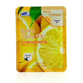 3W Clinic Máscara Em Folha - Fresh Lemon