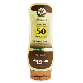 Lotion Sunscreen SPF 50 with Instant Bronzer