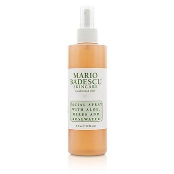 Mario Badescu Spray facial com aloe vera, ervas e água de rosas - para todos os tipos de pele