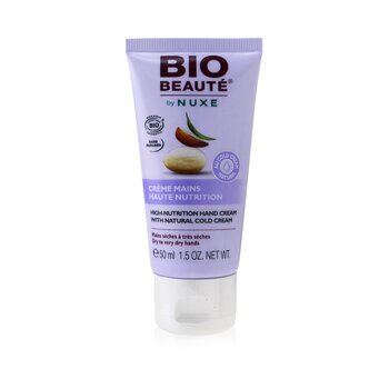 Nuxe Bio Beaute By Nuxe High-Nutrition Hand Cream com Natural Cold Cream (para mãos secas a muito secas)
