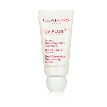 Clarins UV Plus [5P] Tela Hidratante Multiproteção Antipoluição SPF 50 - Translúcido