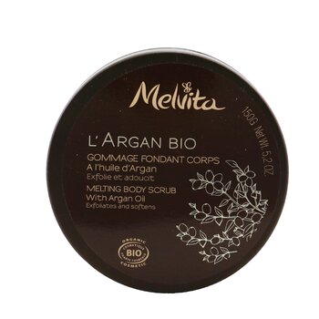 Melvita LArgan Bio Melting Body Scrub com óleo de argan
