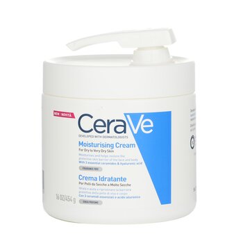 CeraVe Creme Hidratante para Pele Seca a Muito Seca (Com Pump)