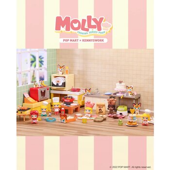 Popmart Molly Cooking Series Prop (Individual Blind Boxes)