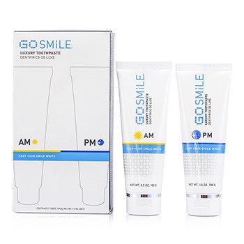 Pasta de dente Luxury Toothpaste Duo: AM Energy 100g/3.5oz + PM Tranquility 100g/3.5oz