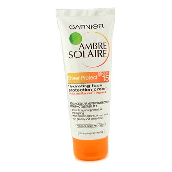 Protetor solar Ambre Solaire Hydrating Face Protection Cream SPF15