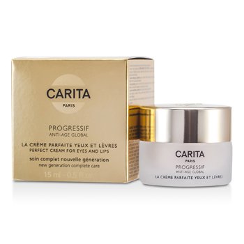 Creme antiidade Progressif Anti-Age Global Perfect Creme p/ olhos & lábios