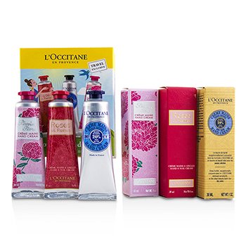 Lovelier Hands Kit: 2x Rose Velvet 30ml + 2x Pivoine Flora 30ml + 2x Shea Butter 30ml