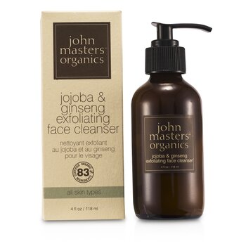 Loção de limpeza facial Jojoba & Ginseng Exfoliante