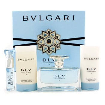 Kit Blv II : Eau De Parfum Spray 50ml/1.7oz + Loção Corporal 75ml/2.5oz + Sobonete Liquido 75ml/2.5oz + Eau De Parfum Spray 10ml/0.33oz