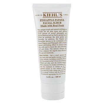 Esfoliante Facial Pineapple Papaya Real Fruit Extracts