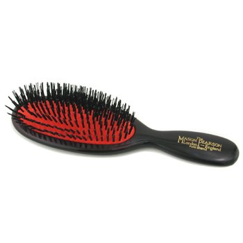 Boar Bristle - Pocket Bristle Pure Bristle Hair Brush B4 - # Dark Ruby (Generally Used For Fine Hair)