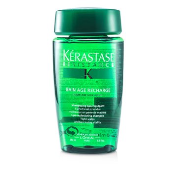 Shampoo Kerastase Resistance Bain Age Recharge (Para Couro Tenso & Perda de Cabelo)