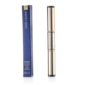 Rimel Sumptuous Two Tone Eye Opening Mascara - # 01 Bold Black/Rich Brown