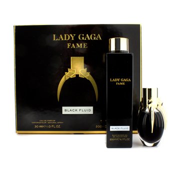 Lady Gaga Caixa Fame : Eau De Perfume Spray 30ml + Gel de banho