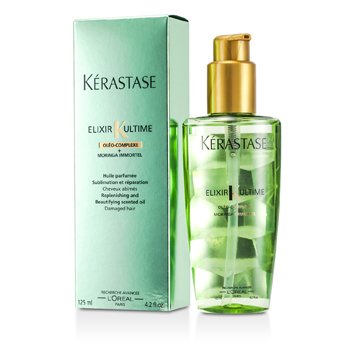 Óleo p/ cabelo Elixir Ultime Oleo-Complexe Moringa Immortel Replenishing and Beautifying Scented Oil (p/ cabelo danificado)