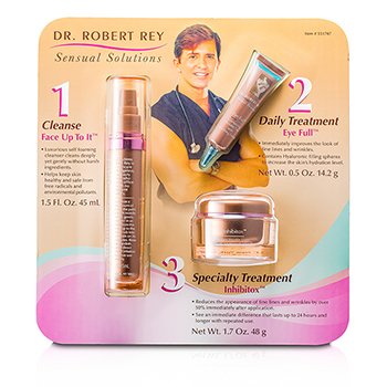 Kit Sensual Solutions: Loção de limpeza 45ml + Creme preencher rugas 14.2g + Creme apagador de rugas 48g