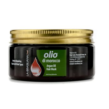 La-Brasiliana Olio Di Marokko Arganöl Haarmaske – Intensive Reparatur, 250 Ml (8,45 Fl.oz)