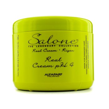 Mascara capilar reparadora Salone The Legendary Collection Rigen Real Cream PH 4 Repair Mask (p/ cabelo danificado)