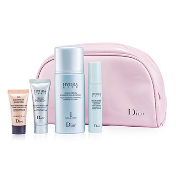 Kit Hydra Life: Loção hidratante  + Essencia + Hidratante  + Creme Forever Compact #020 + Necessaire