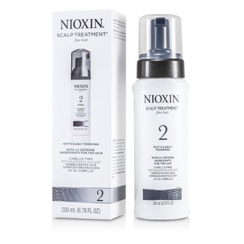 System 2 Scalp Um tratamento com ingredientes Defesa UV para cabelo fino, cabelo fino, visivelmente ralo