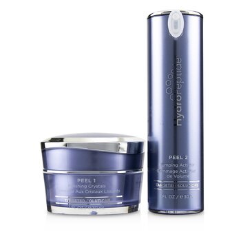 HydroPeptide Creme ant-rugas Polish & Plump Peel:Anti-Ruga Polishing Crystals 30ml + Esfoliante Anti-Ruga Plumping Ac