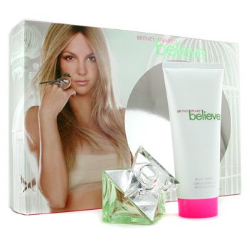 Caixa Believe : Eau De Parfum Spray 30ml + Hidratante corporal Body Souffle 100ml