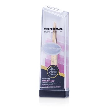 Pinça Slant Tweezer Ultra Precision (Revestido de Estanho) (Studio Collection)