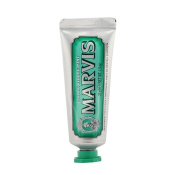 Marvis Pasta de dente clássica de menta forte (tamanho para viagem)