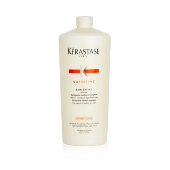 Shampoo Nutritive Bain Satin 1 Exceptional Nutrition (Para Cabelo Normal á Pouco Seco)