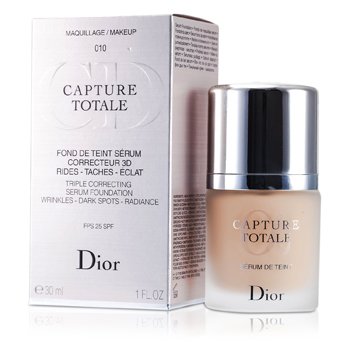 Base Capture Totale Triple Correcting Serum Foundation SPF25 - # 010 Ivory
