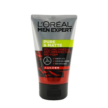 Mousse de Limpeza Men Expert Pure & Matte Volcano Red (Tubo)