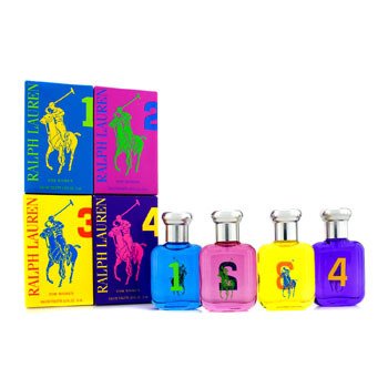 Kit The Big Pony Fragrance Collection: (#1, #2, #3, #4 Eau De Toilette)