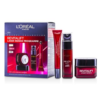 RevitaLift Laser Renew Programme: Creme 50ml + Serum 30ml + Creme Para Olhos 15ml