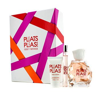 Kit Pleats Please: Eau De Toilette Spray 100ml/3.3oz + Eau De Toilette 10ml/0.3oz + Sabonete Liquido 30ml/1oz