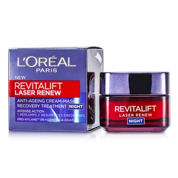 Tratamento Noturno Revitalift Laser Renew Anti-Ageing Cream-Mask Recovery