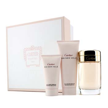 Kit Baiser Vole: Eau De Parfum Spray 100ml/3.3oz + Sabonete Liquido 100ml/3.3oz +Loção Corporal 50ml/1.6oz