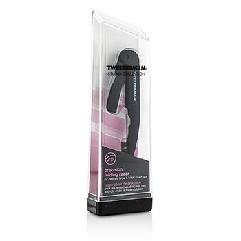 Tweezerman Precision Folding Razor - Black (Coleção Studio)