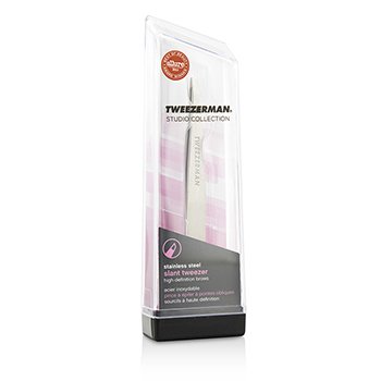 Tweezerman Pinça Slant Tweezer - Classic Stainless Steel (Coleção Studio)