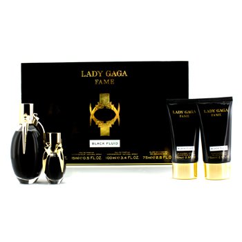 Fame Coffret: Eau De Parfum Spray 100ml/3.4oz + Eau De Parfum Spray 15ml/0.5oz + Body Lotion 75ml/2.5oz + Shower Gel 75ml/2.5oz