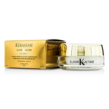Leave In Oleo-Complexe Solid Serum with Beautifying Oils Elixir Ultime (Para Cabelos Secos, Danificados, Espessos ou com Frizz)