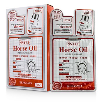 3Step Bergamo Mask Pack - Horse Oil