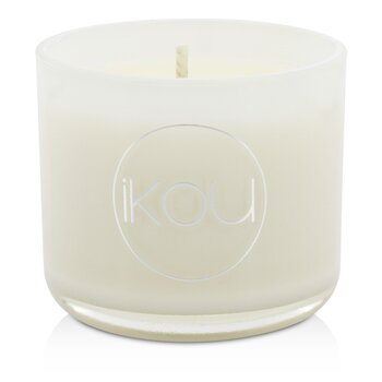 iKOU Eco-Luxury Aromacology Natural Wax Candle Glass - Zen (Green Tea & Cherry Blossom)