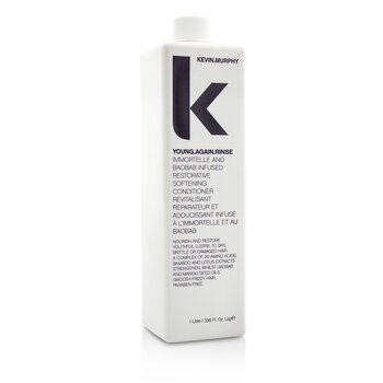 Kevin.Murphy Young.Again.Rinse (Immortelle and Baobab Infused Restorative Softening Conditioner - To Dry, Brittle or Damaged Hair)