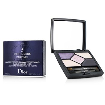 5 Couleurs Designer All In One Professional Eye Palette - # 808 Purple Design