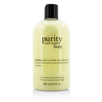 Purity Made Simple For Body Gel de banho, banho e barbear 3 em 1