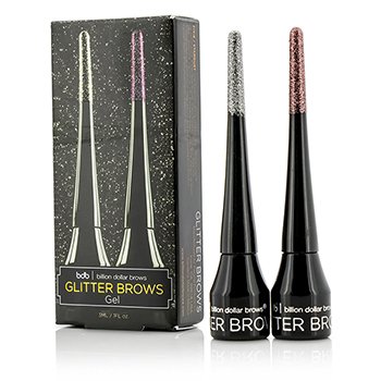 Glitter Brows Gel Set: 2x Glitter Brows Gel (Stardust, Pixie)