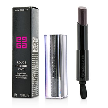 Rouge Interdit Vinyl Color Enhancing Lipstick - # 16 Noir Revelateur